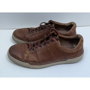 ALLEN EDMONDS  Porter Derby City Casual Comfort Sneakers Walnut Leather 10D